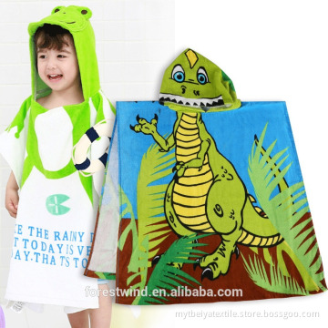 100% Cotton Custom Printed Velour Hooded Baby Towel
